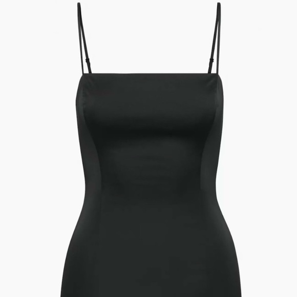 Aritzia Sunday Best Shimmer Satin Dress - Picture 3 of 4